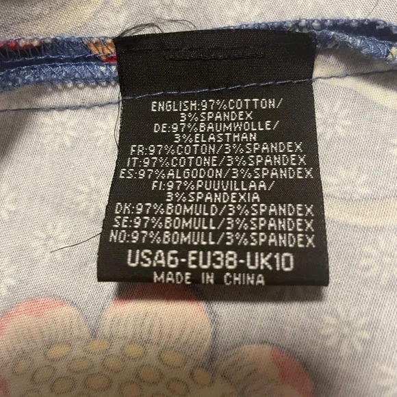 Hearts & Roses London Floral Retro Dress, Fit & Flare, USA Size 6, UK 10 - Picture 6 of 9